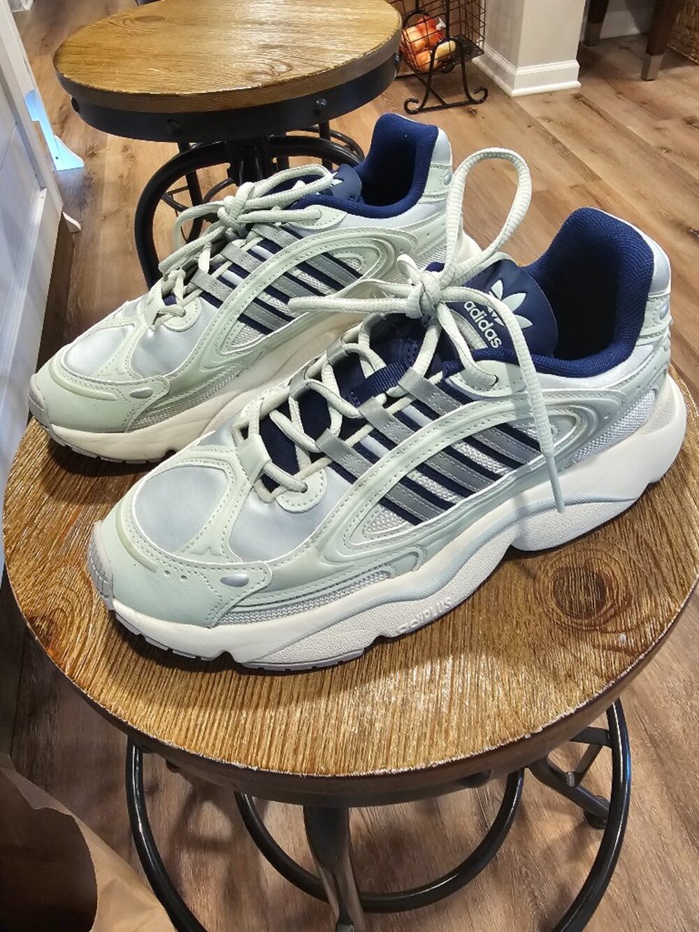 Adidas Adiplus Ozmillen Retro Mint Green Running Shoes Sneakers